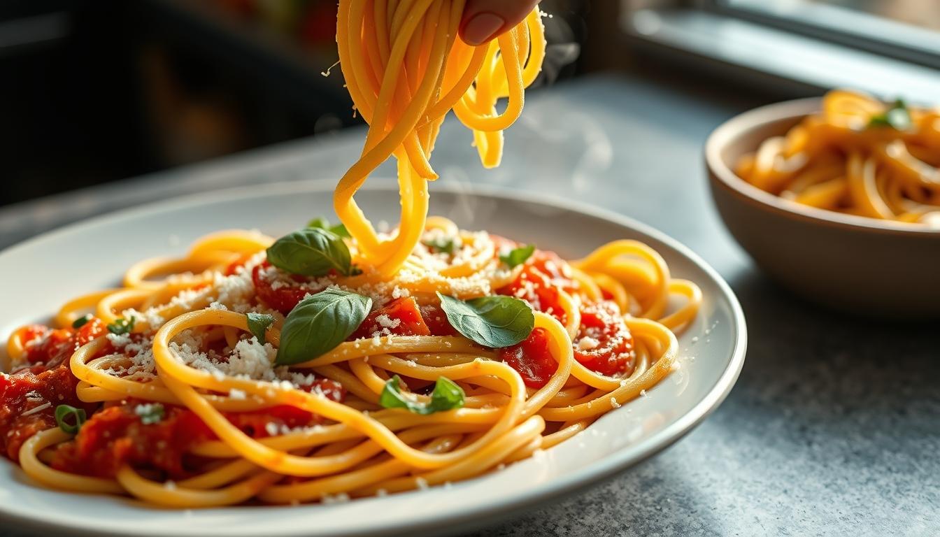 Measured baking ingredients prepared on a counter