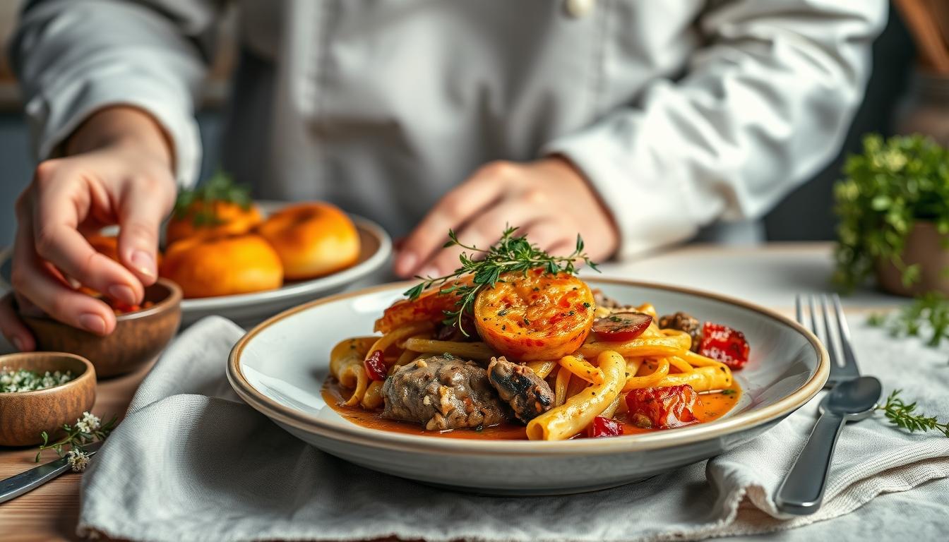 Healthy home cooking bowl